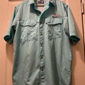 Men's Light Blue Short Sleeve Shirt
